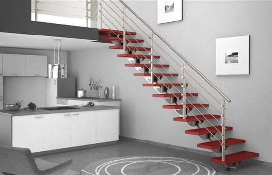 immagine anteprima Moderne und zweckmäßige Treppen und Handläufe mit Aluminiumprofilen