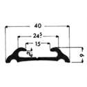 Trim profiles for motor vehicles,