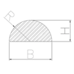 Aluminum semicircular elements