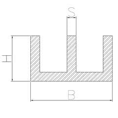 Aluminium-extrudiert